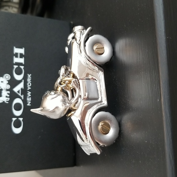 RARE COACH FELIX THE CAT BAG CHARM, KEYCHAIN NWT - Picture 5 of 12